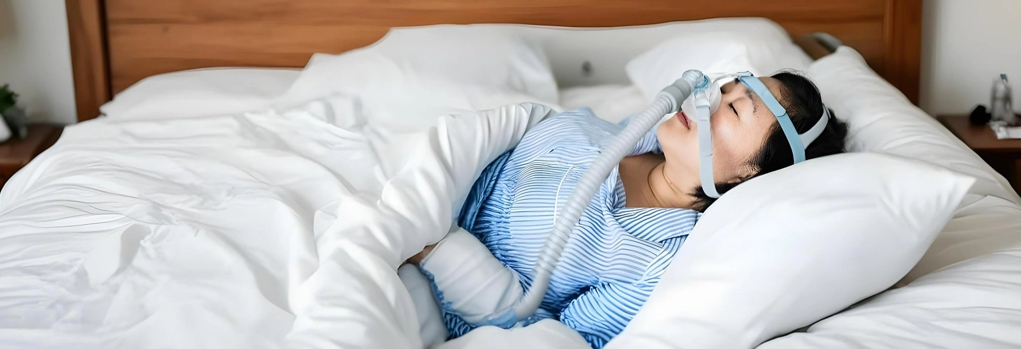 เครื่องช่วยหายใจ CPAP รักษานอนกรน